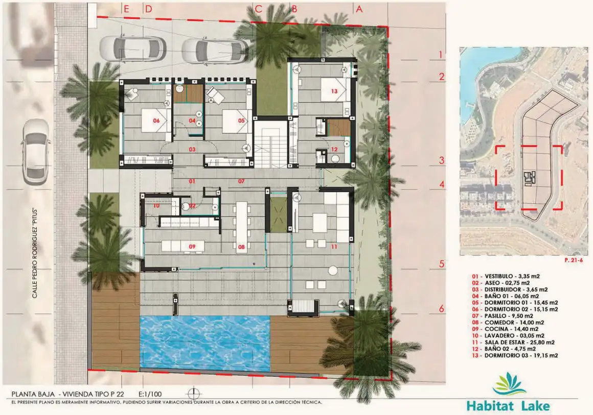Plano de la vivienda